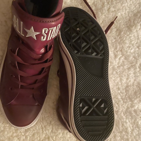 Converse all star sneakers burgundy size 7 men’s brand new - Picture 2 of 2